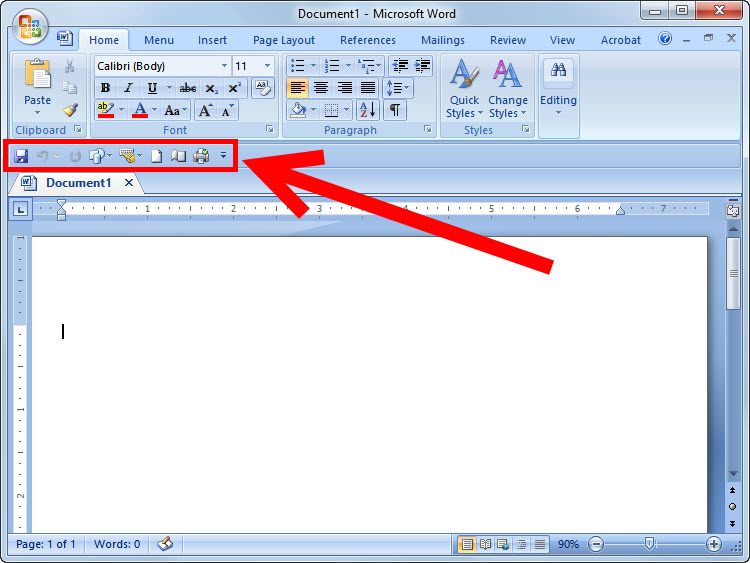 microsoft access toolbar disappeared